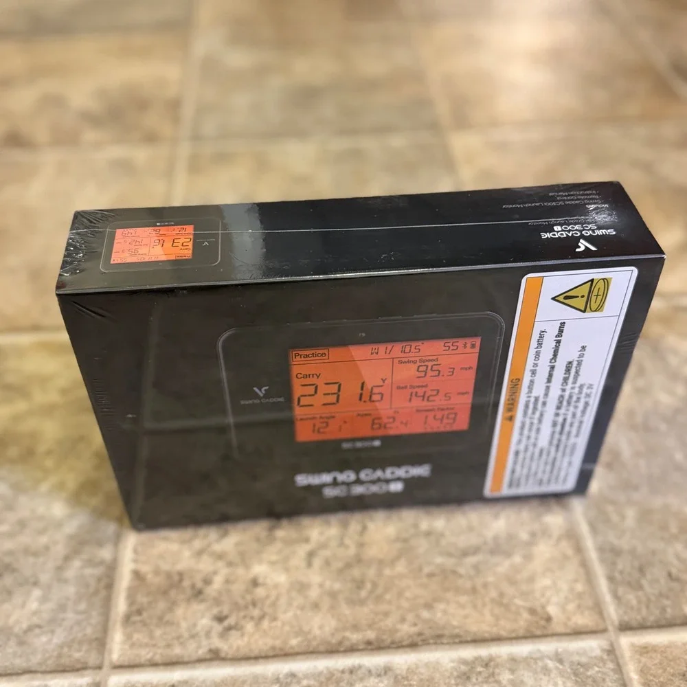 Swing Caddie SC300i Professional Grade Golf Launch Monitor Black Doppler Radar